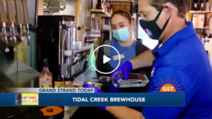 screenshot of video from Hey Eric, Do my Job - Cocktails at Tidal Creek Brewhouse