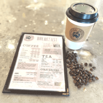 coffee and breakfast at Tidal Creek Brewhouse